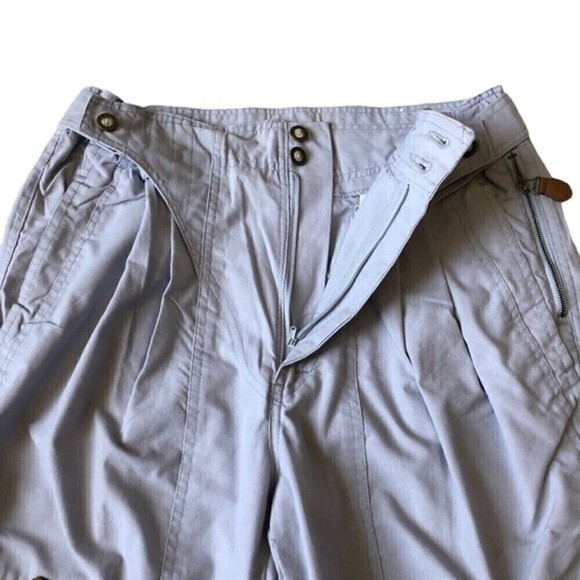 80s Deadstock Expedition Cotler Cargo Pants Light Gray Unisex Enforce 31x32 - Picture 8 of 16